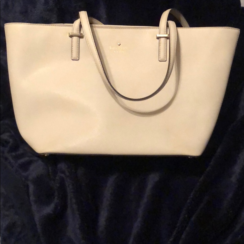 Kate Spade - tote gray satchel - gently used